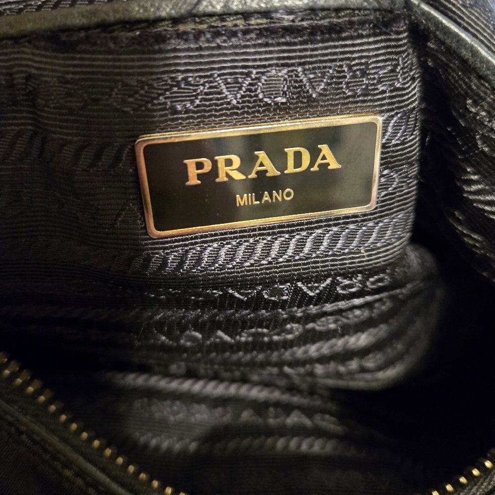 Prada Tessuto Nylon Black Shoulder Bag - Picture 11 of 11